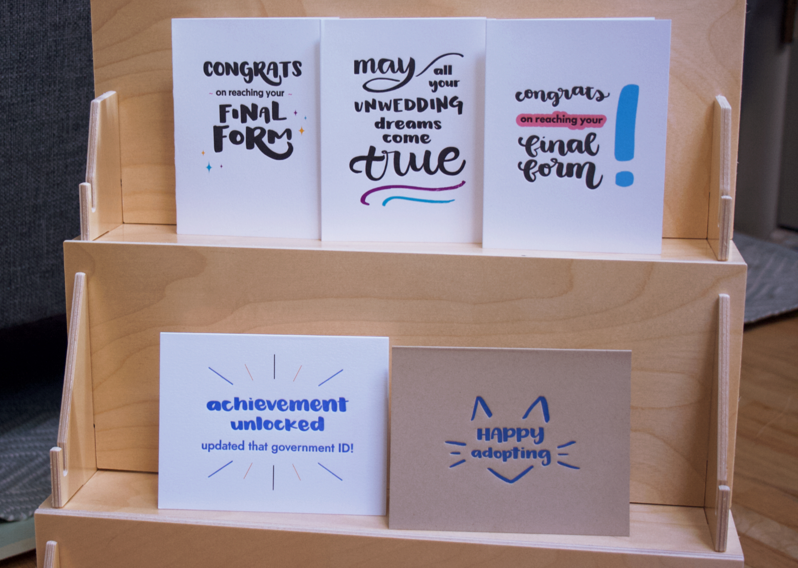 Letterpress card collection